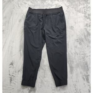 Cobble Lane Pants Womens XL Black‎ Drawstring Waist Pull On Jogger Stretch Gym
